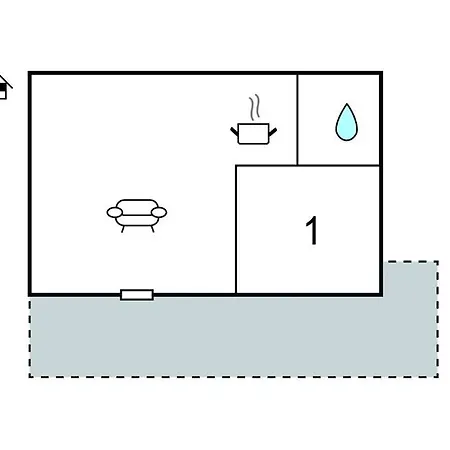 1 Bedroom Amazing In Lejlighed